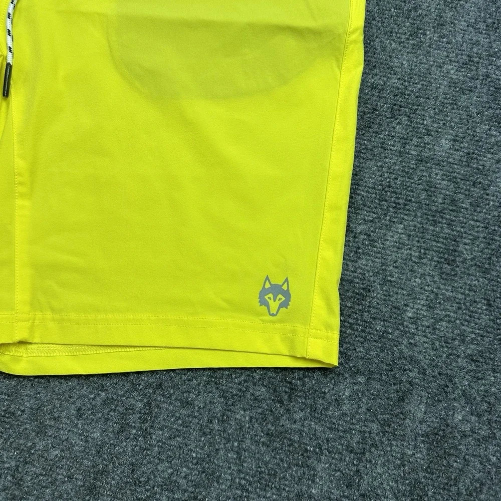 GREYSON Men Blaze Indian Wells Swim Shorts Trunks 36 Yellow MFA23T01 NWT